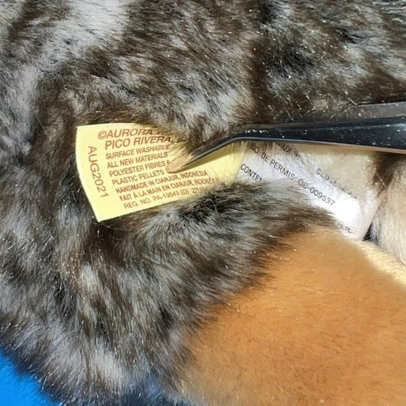 Miyoni By Aurora World Wolf Dog 11" Plush Gray Brown Stuffed Animal w/ Tag 26264 - Picture 11 of 11